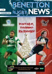 N. 9 24 DICEMBRE 2010 - Benetton Rugby Treviso