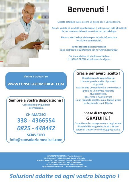 Catalogo Generale - Consolazio medical