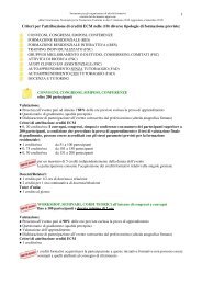 1 Criteri per l'attribuzione di crediti ECM nelle (10) diverse tipologie ...