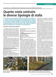 Quanto costa costruire le diverse tipologie di stalla - Centro ...