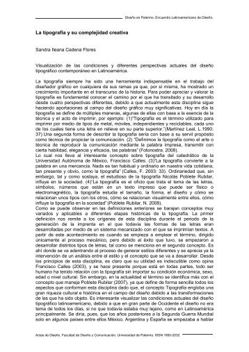 La tipografía y su complejidad creativa - Universidad de Palermo