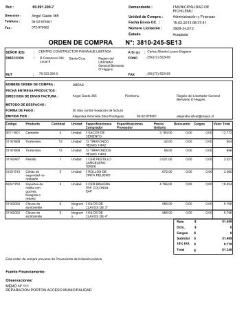 Enlace - Transparencia I.Municipalidad de Pichilemu