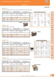 Transformadores BRAHMA - Suner