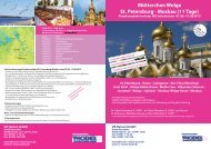 Mütterchen Wolga St. Petersburg - Moskau (11 ... - VR-Reisen GmbH