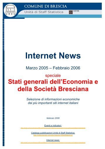 uds statistica - InternetNews - 00 - Speciale - Comune di Brescia