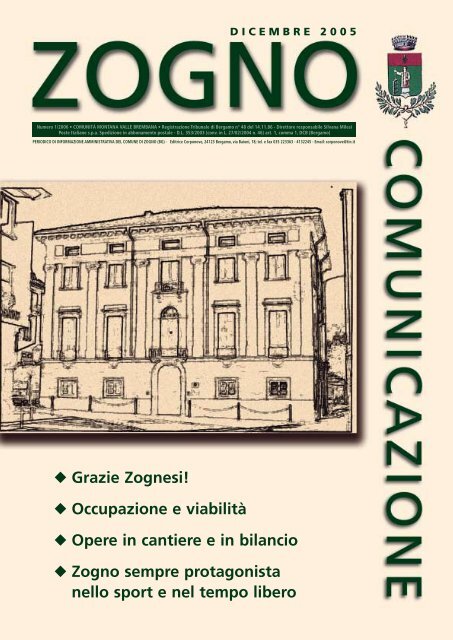 Zogno Comunicazione 2005 - Comune di Zogno