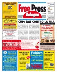 cup: sms contro la fila - FREE PRESS BOLOGNA