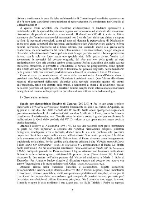 L'idea di Dio nei padri dell'epoca post-nicena secoli IV-VIII