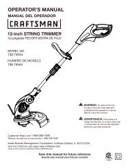 12-inch STRING TRIMMER - Sears