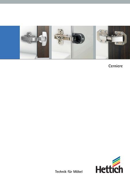 Catalogo Cerniere - Hettich