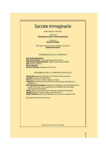 Pdf: socrate libretto - La Scala