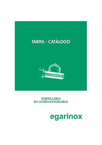 tornillo cabeza cilindrica - Egarinox