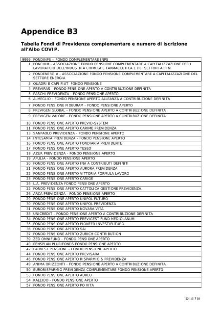 Documento tecnico - Ebinter