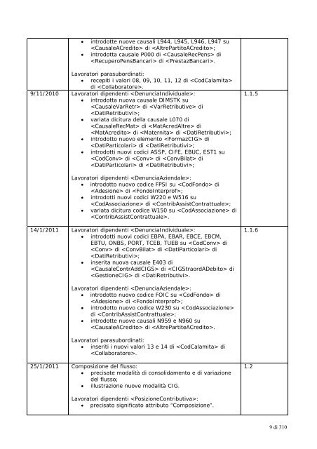 Documento tecnico - Ebinter