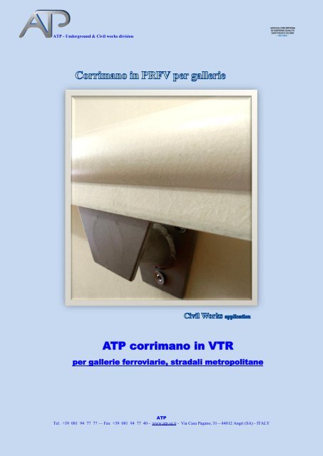 Brochure corrimano tn40 - ATP home page