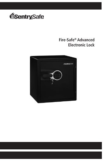 Fire-Safe® Advanced Electronic Lock - Sentry® Safe