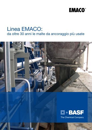 Linea EMACO: - BASF Construction Chemicals Italia S.p.A.
