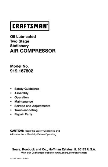 air compressor - ManageMyLife
