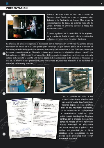 Tornillería y otras fijaciones - Interempresas