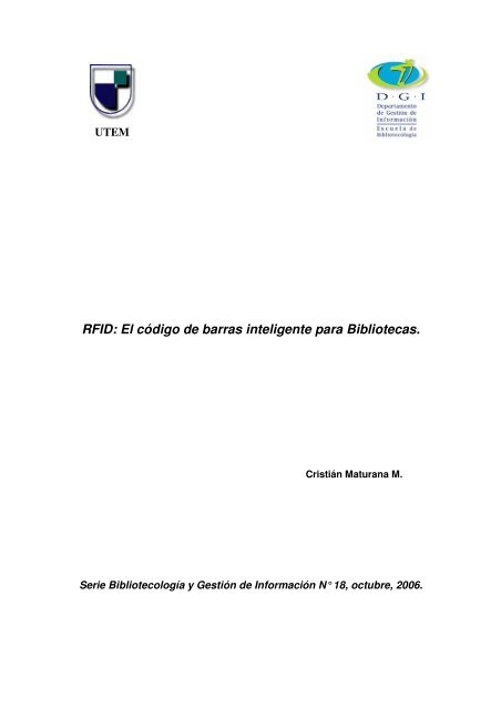 El código de barras inteligente para Bibliotecas. - E-LIS - Rclis.org