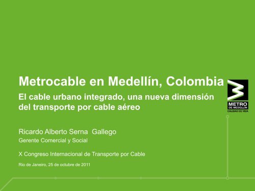 Medellin / Colombia-Informe sobre el impacto social de las ... - OITAF