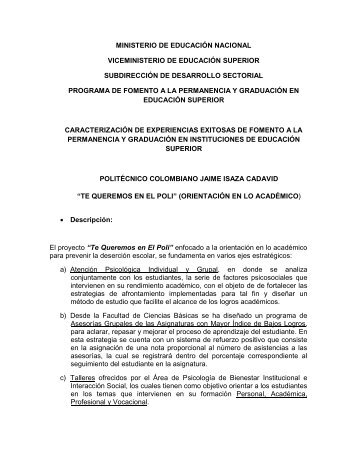 Descripción completa del proyecto - Colombia Aprende