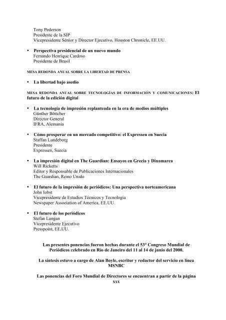 VOLVER A INVENTAR LA COMPAÑIA PERIODÍSTICA ...