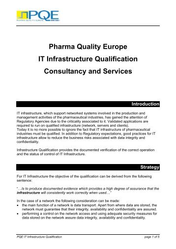 Blindaggio per tipologia di sistema - Pharma Quality Europe