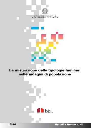 La misurazione delle tipologie familiari nelle indagini di ... - Istat.it