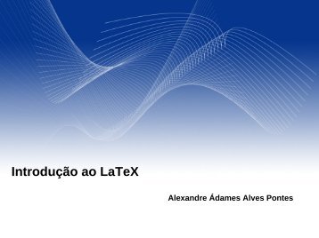 Introdução ao LaTeX - Ufersa