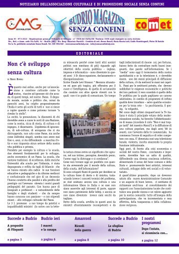 Budrio Magazine – Senza Confini n°2
