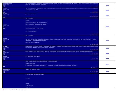 Moderazione messaggi - Supercombriccola - Altervista