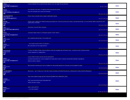 Moderazione messaggi - Supercombriccola - Altervista