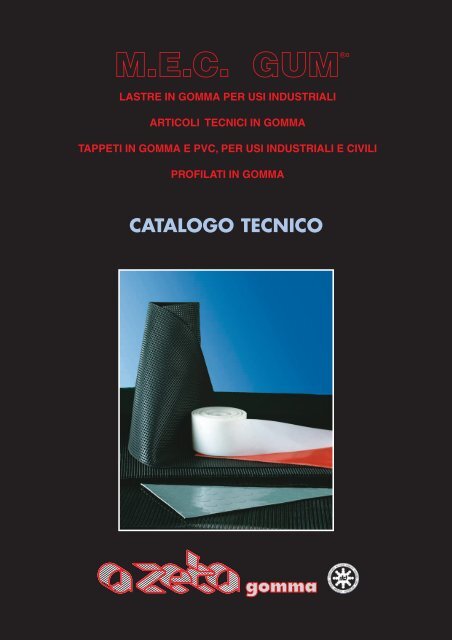 mec gum® catalogo tecnico - A ZETA Gomma