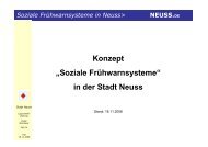 soziale Frühwarnsystem von Neuss - VSOP