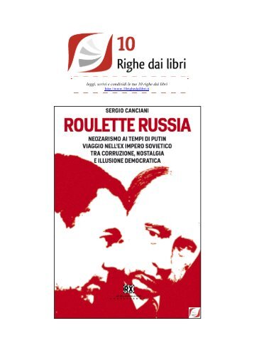 Roulette Russia.qxd - 10 righe dai libri