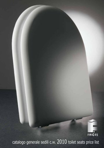 catalogo generale sedili c.w. 2010 toilet seats price list