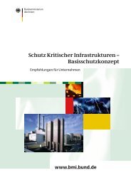 Schutz Kritischer Infrastrukturen – Basisschutzkonzept (PDF, 385KB)