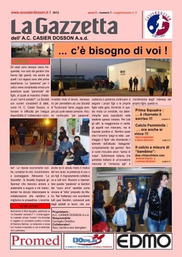 Supplemen. n.3 al numero 1 cartaceo.pdf - Associazione Calcio ...