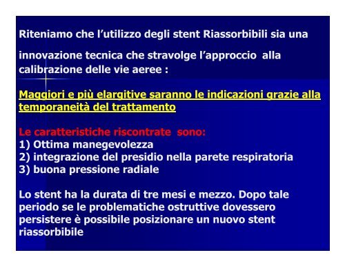 Posizionamento di stent riassorbibile in PDS - Dott. Lorenzo Mirabile