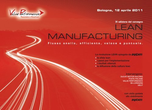 lean manufacturing - Value Performance