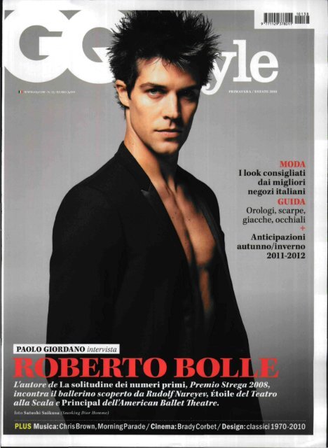 Scarica il file Pdf - Roberto Bolle