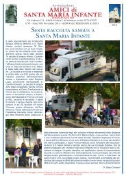 Il Giornalino - Novembre 2011 - Amici di Santa Maria Infante