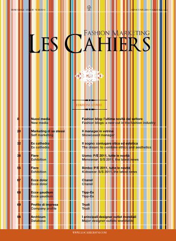 a new cut in the fashion ind - Les Cahiers Fashion Marketing