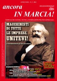 UNITEVI! - ancora IN MARCIA!