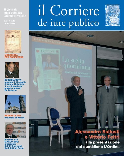 Ottobre 2008 - de Iure Publico
