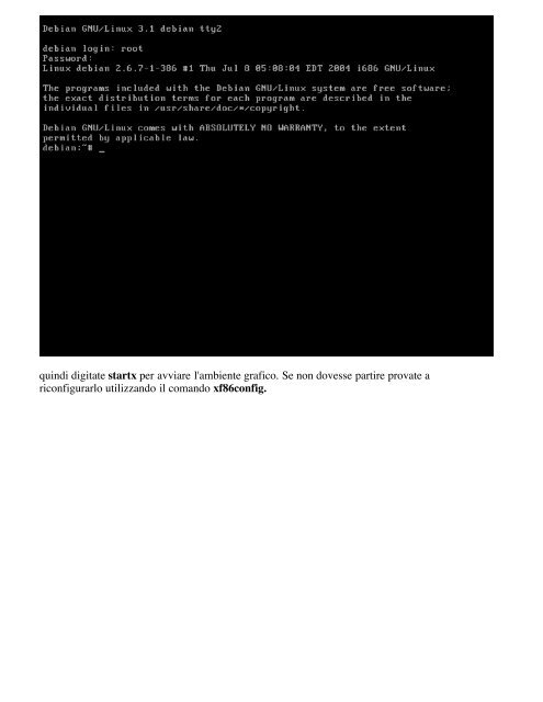 Guida all'installazione di Debian ad immagini in formato ... - Wow Area