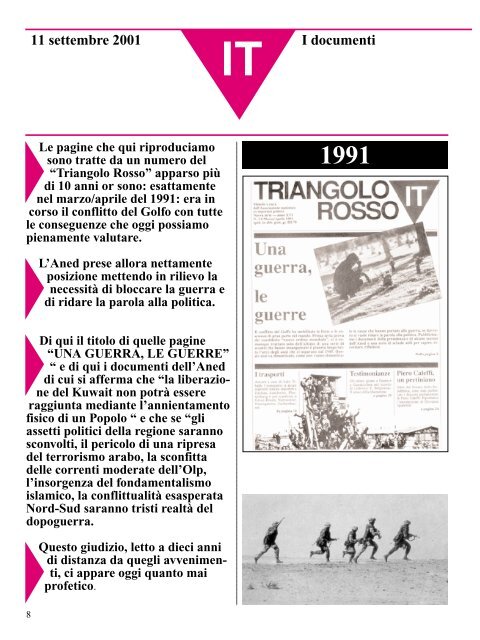 Triangolo Rosso - Associazioni Milano