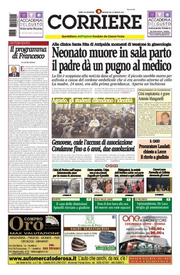 Edizione del 20/03/2013 - Corriere
