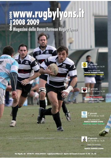 Ottobre 2008 - Rugby Lyons